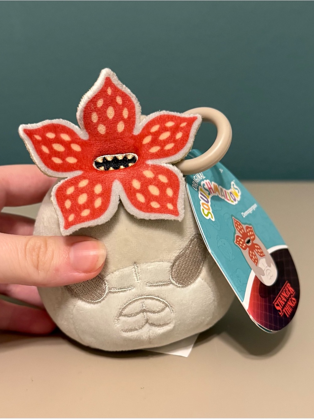 Original Squishmallows 3.5" Stranger Things - DEMOGORGON - Bag Clip